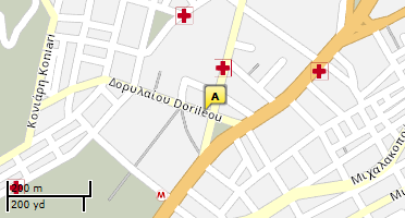 Location of business on map
