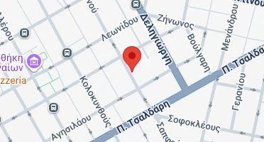 Location of business on map
