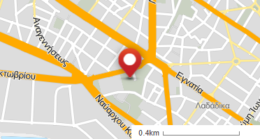Location of business on map