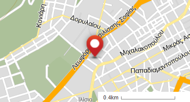 Location of business on map