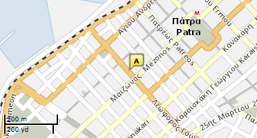 Location of business on map