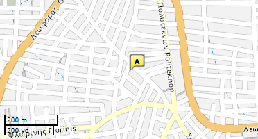 Location of business on map