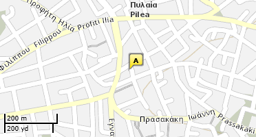 Location of business on map