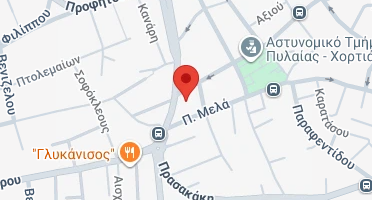 Location of business on map