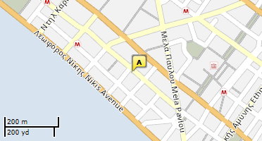Location of business on map