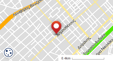 Location of business on map