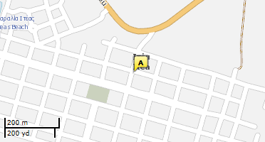 Location of business on map