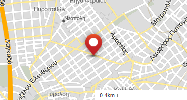 Location of business on map