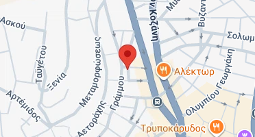 Location of business on map