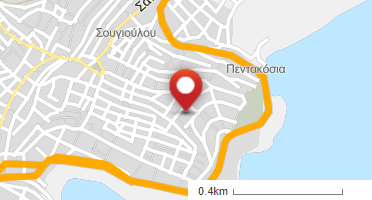 Location of business on map