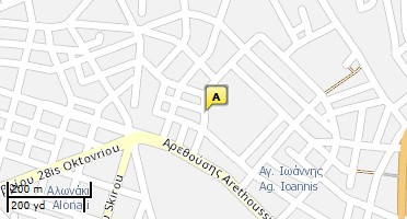 Location of business on map