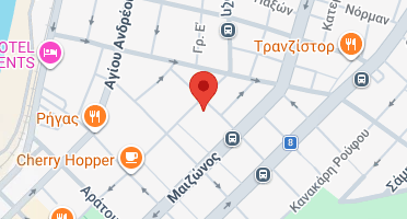 Location of business on map