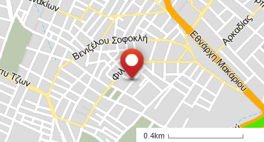 Location of business on map