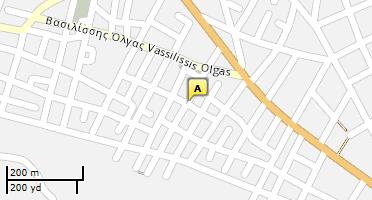 Location of business on map