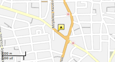 Location of business on map