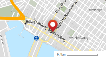 Location of business on map