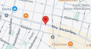 Location of business on map