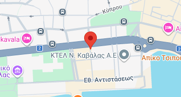 Location of business on map
