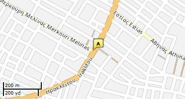 Location of business on map