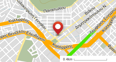 Location of business on map