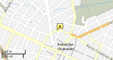 Location of business on map