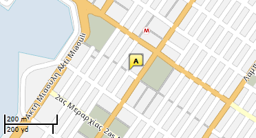 Location of business on map