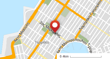 Location of business on map