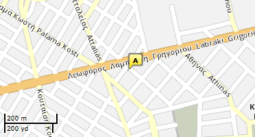 Location of business on map