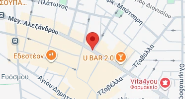 Location of business on map