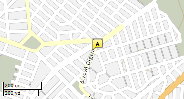 Location of business on map