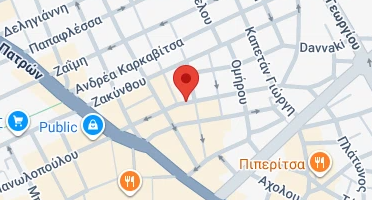Location of business on map
