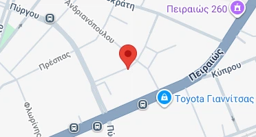 Location of business on map