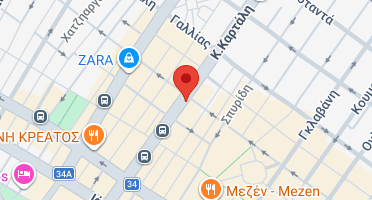 Location of business on map