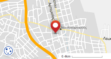 Location of business on map