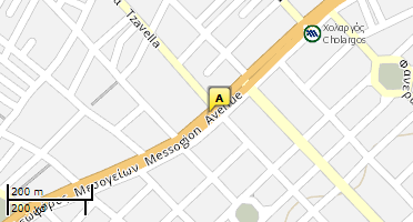 Location of business on map