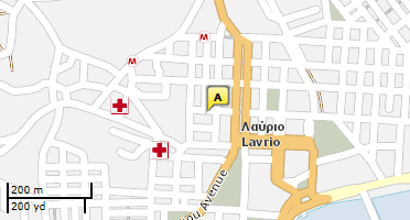 Location of business on map