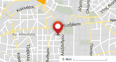 Location of business on map