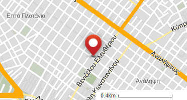 Location of business on map