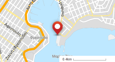 Location of business on map