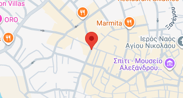Location of business on map