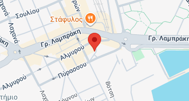 Location of business on map