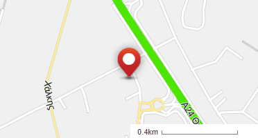Location of business on map