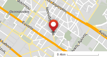 Location of business on map