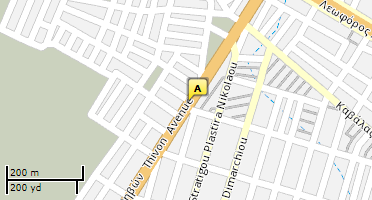 Location of business on map