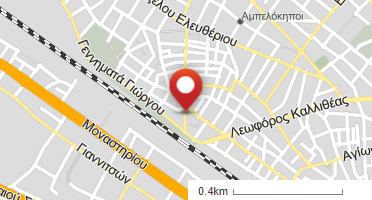 Location of business on map