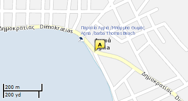 Χάρτης και σημείο της επιχείρησης