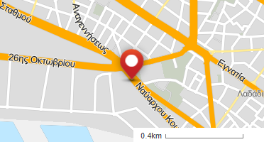 Location of business on map