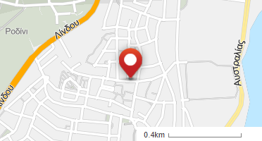 Location of business on map