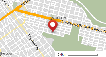 Location of business on map