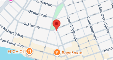 Location of business on map